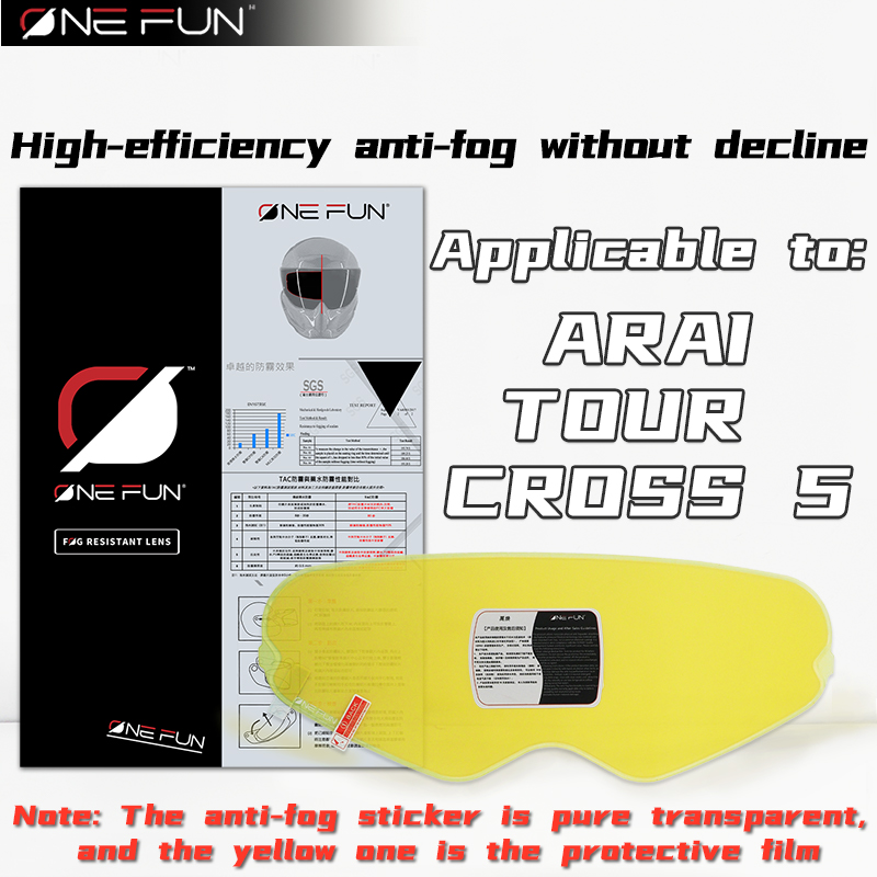 Motorcycle Helmet Anti Fog Pinlock Shield - Anti Fog Vizier Voor TOUR CROSS