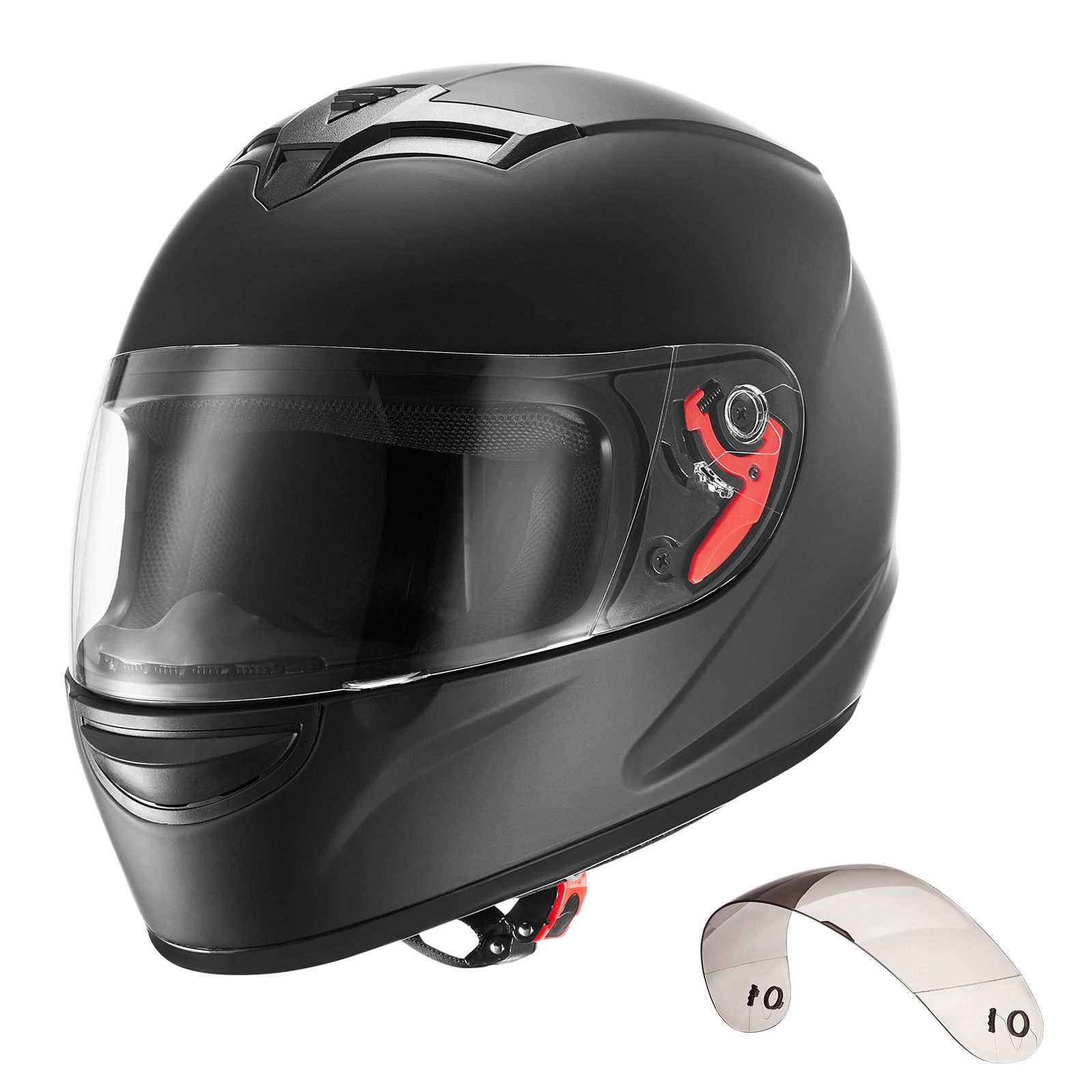 Dual Visor Motorcycle Racing Helmet - Motorhelm, integraalhelm, volwassen motorcross- en crossmotorhelm
