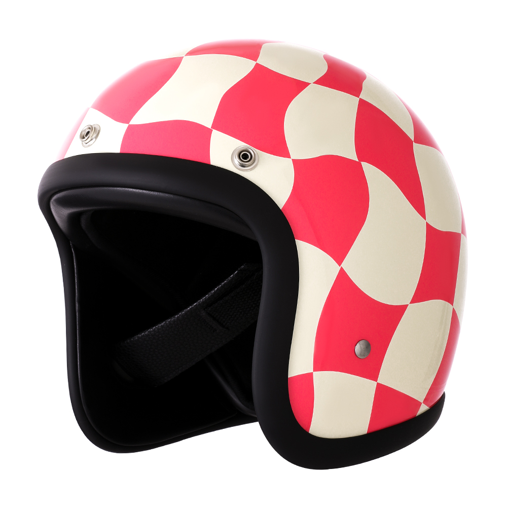 Vintage Open Face Retro Helmet - TT&CO CASCOS Motorhelm Jet met Nieuw