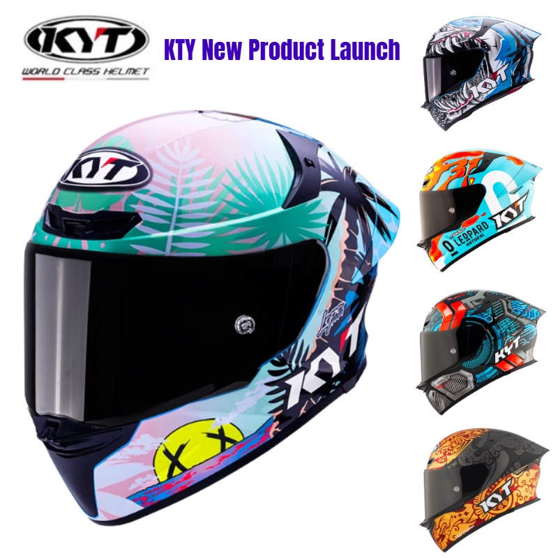 Carbon Fiber Lightweight Motorcycle Helmet - Originele KYT ST Koolstofvezel Motorhelm Professionele