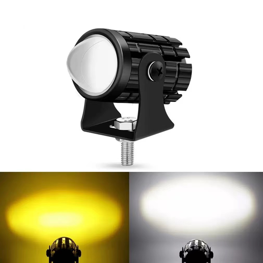 Universal Motorcycle Led Headlight Projector - Universele motorfiets LED-koplamp, projectorlens met dubbele