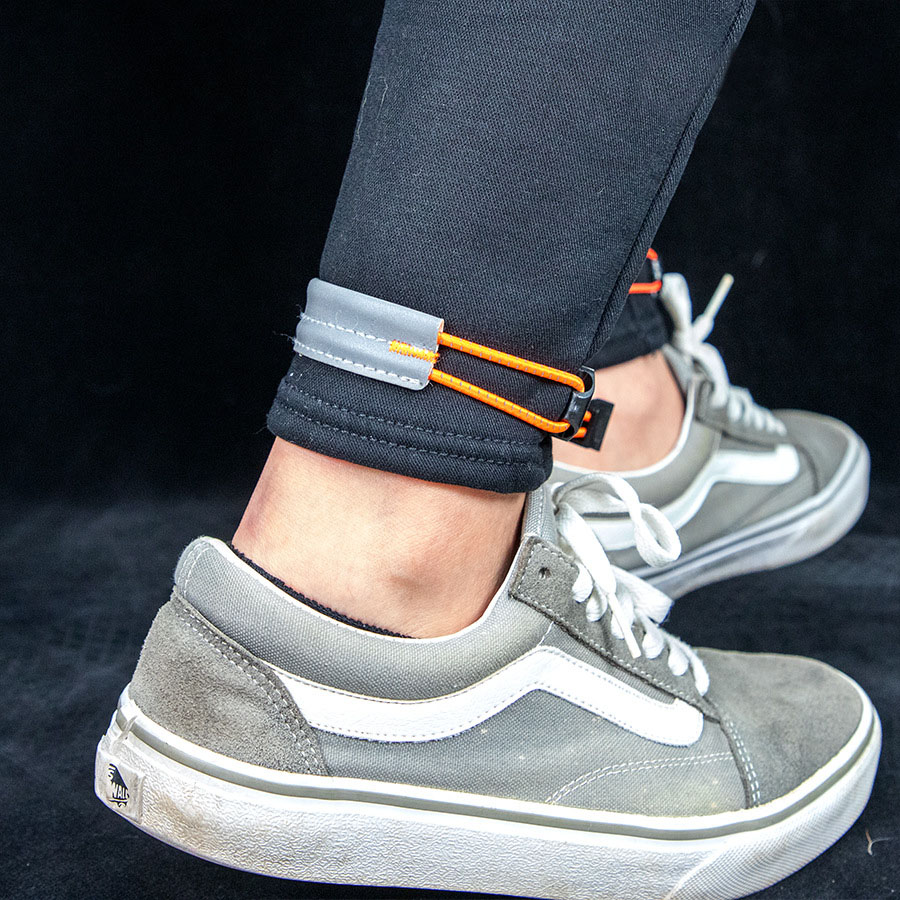 Riding Gear - Elastische reflecterende fietsbeenband, verstelbare fietsbroekband voor