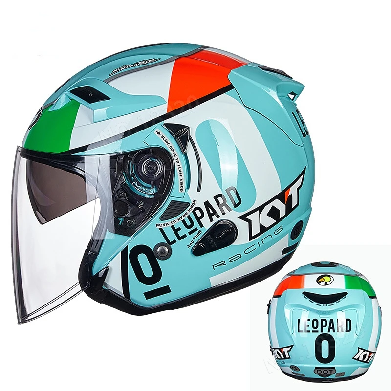 Vintage Open Face Retro Helmet - Kyt Motorhelm Jet Vintage Helm Open
