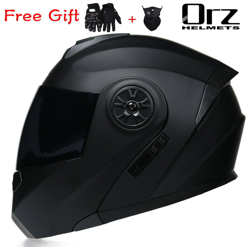 Modular Flip Up Motorcycle Helmet Dot Approved - ORZ-161 Nieuwste DOT-goedgekeurde modulaire flip-up motorhelm