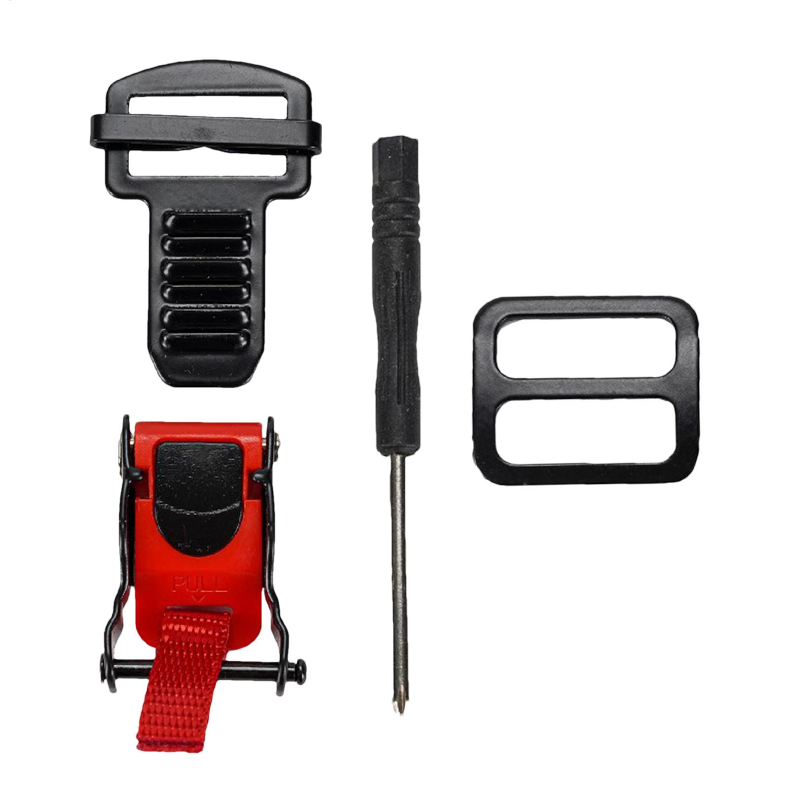 Quick Release Buckle Motorcycle Helmet - Motorhelmen Snelsluiting Dubbele D-gesp Veilige snelsluiting
