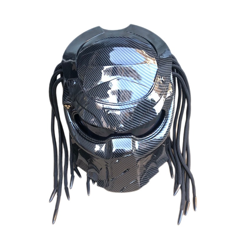 Custom Predator Motorcycle Helmet - Airo New Custom Predator Volledig Gezicht
