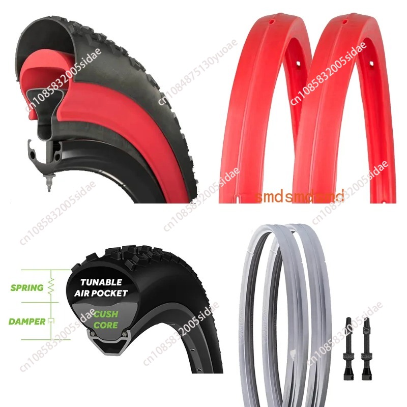 Riding Gear - Tubeless beschermende bandenpad, mountainbike vacuümringsysteem voor