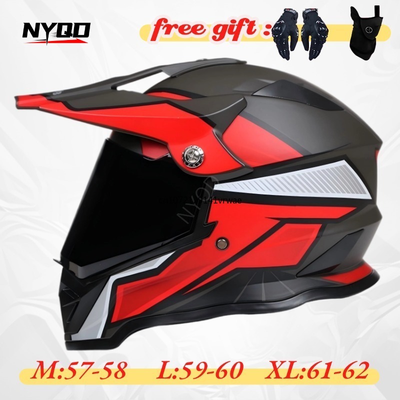 Modular Flip Up Motorcycle Helmet Dot Approved - Motorhelm met dubbele vizier, modulaire flip-up