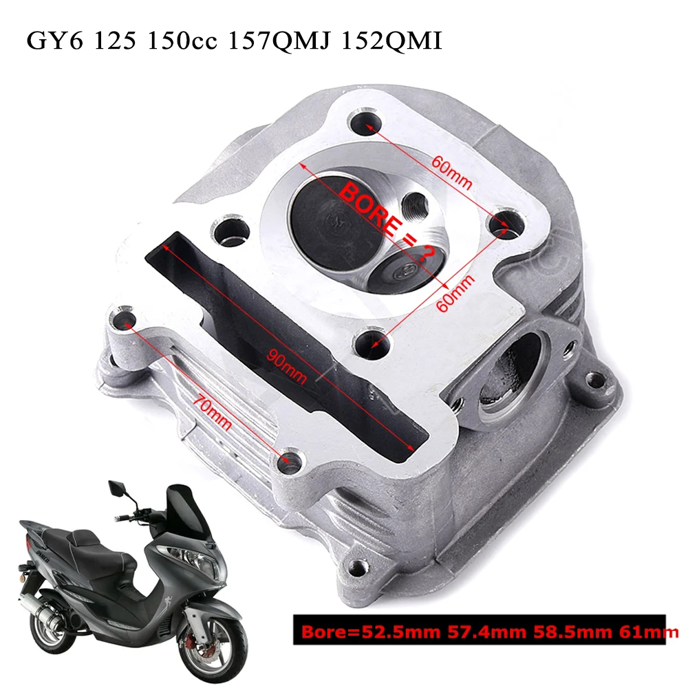 Scooter Parts - Gy6 Cilinderkop Motorfiets Onderdelen Gy6 150