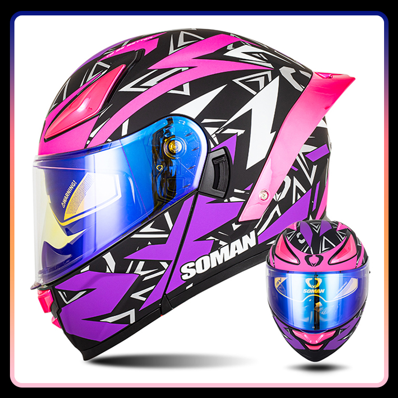 DOT Goedgekeurde Integraal Mot - Modular Flip Up Motorcycle Helmet Dot Approved recensie en prijs