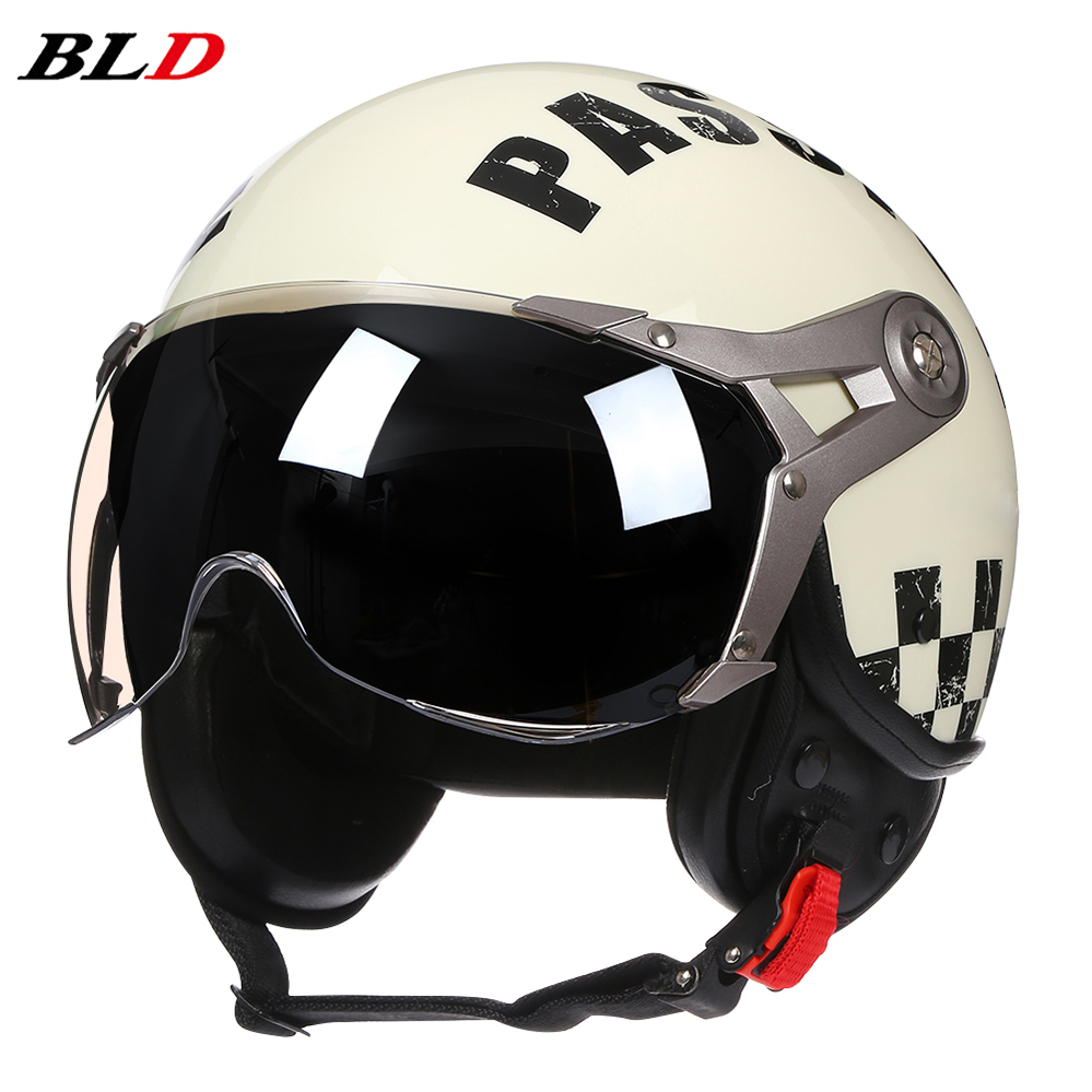 Retro 3/4 Open Helm Vintage Je - Vintage Open Face Retro Helmet recensie en prijs