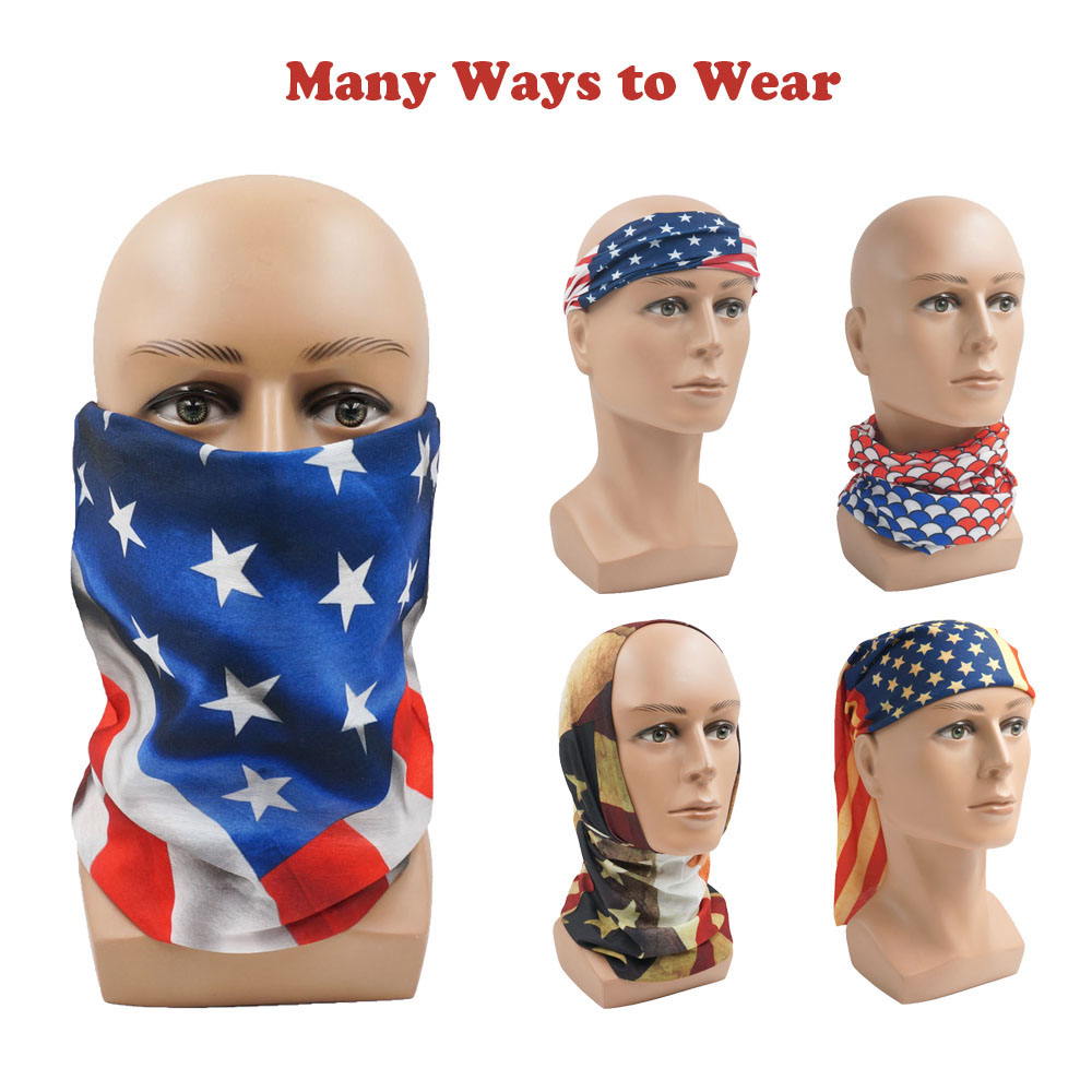 Usa Vlag Patroon Zon Bescherme - Riding Gear recensie en prijs