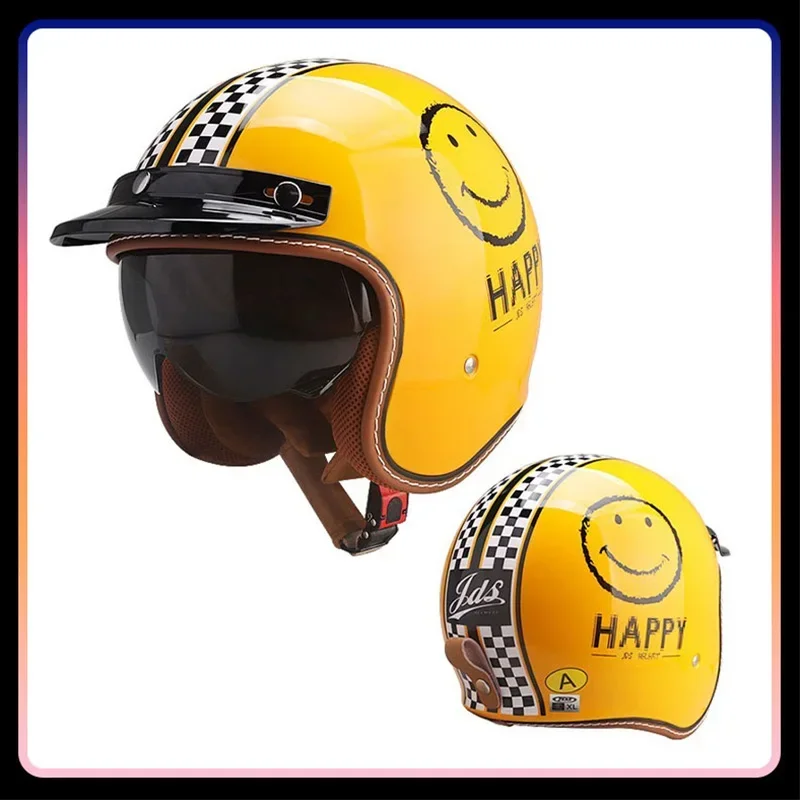 Mannen Vrouwen Open Gezicht Mo - Vintage Open Face Retro Helmet recensie en prijs