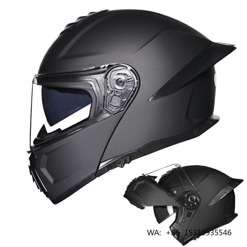 DOT-goedgekeurde motorracehelm - Dual Visor Motorcycle Racing Helmet recensie en prijs