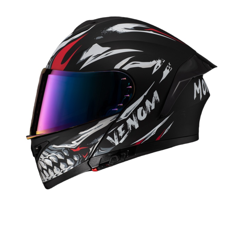 DOT-goedgekeurde motorracehelm - Dual Visor Motorcycle Racing Helmet recensie en prijs