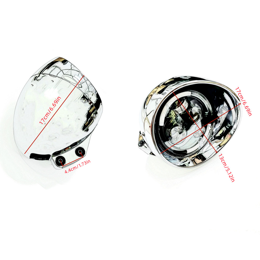 Universele Retro 12V Motorfiet - Universal Motorcycle Led Headlight Projector recensie en prijs