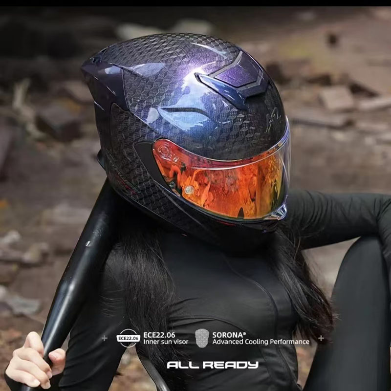 AR 12K Koolstofvezel Motorhelm - Carbon Fiber Lightweight Motorcycle Helmet recensie en prijs