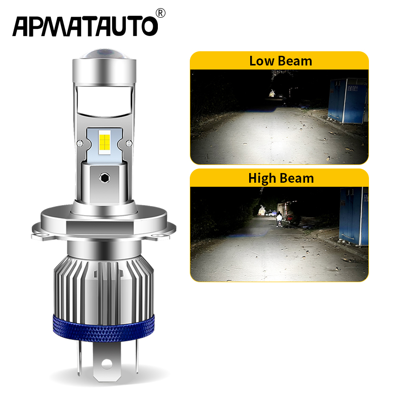 H4 HS1 LED Motorfiets Koplampe - Universal Motorcycle Led Headlight Projector recensie en prijs