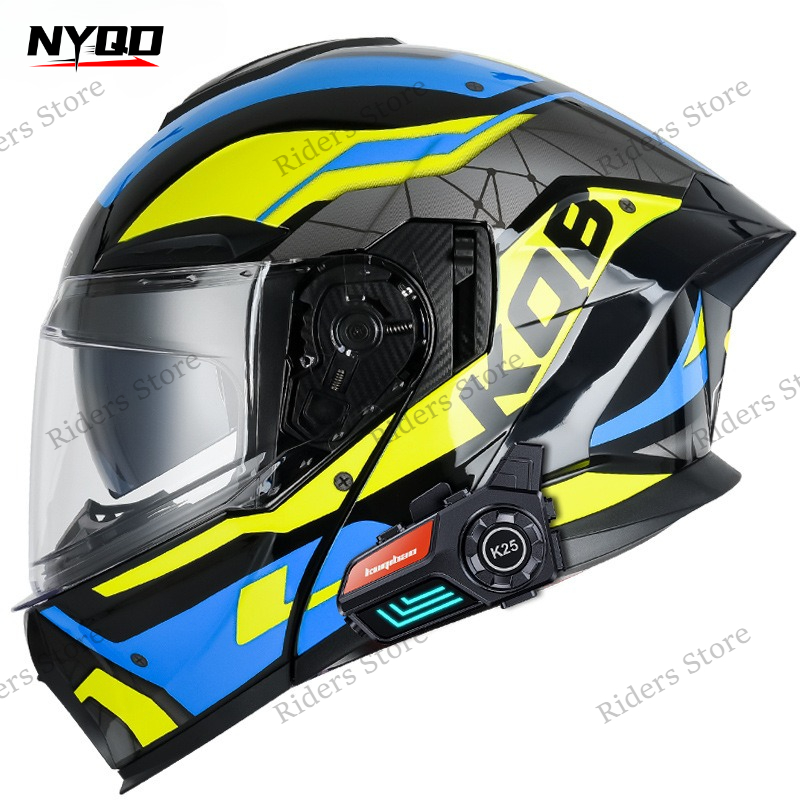 3C gecertificeerde opklapbare  - Full Face Motorcycle Helmet With Bluetooth recensie en prijs