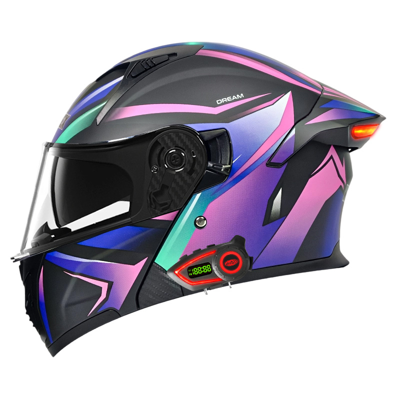 DOT motorhelmen met dubbele vi - Modular Flip Up Motorcycle Helmet Dot Approved recensie en prijs