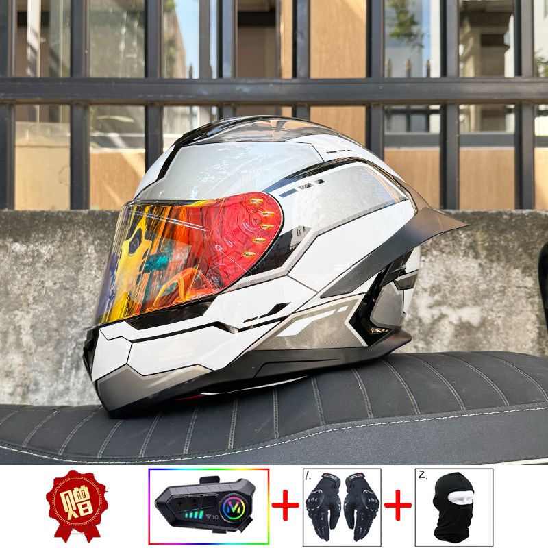 ORZ motorfiets Bluetooth-helm  - Full Face Motorcycle Helmet With Bluetooth recensie en prijs