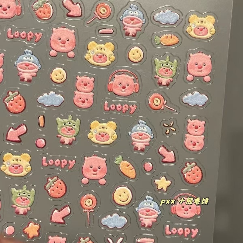 Loopy 3D reliëfsticker, transp - Atv Parts recensie en prijs