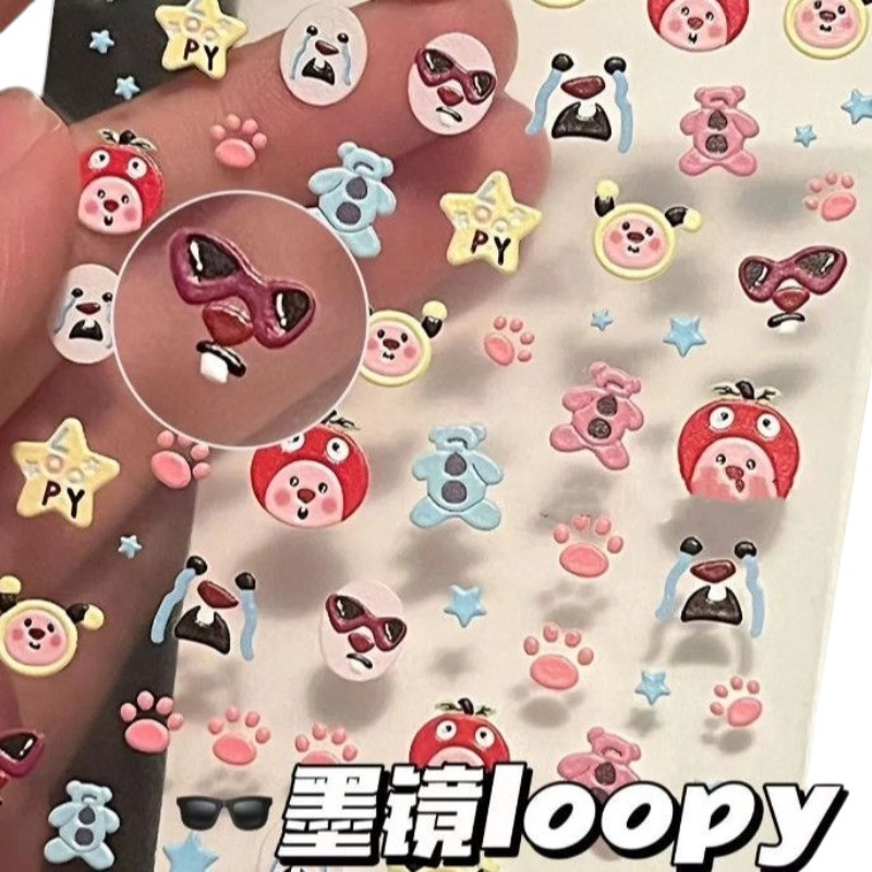 Loopy 3D reliëfsticker, transp - Atv Parts recensie en prijs