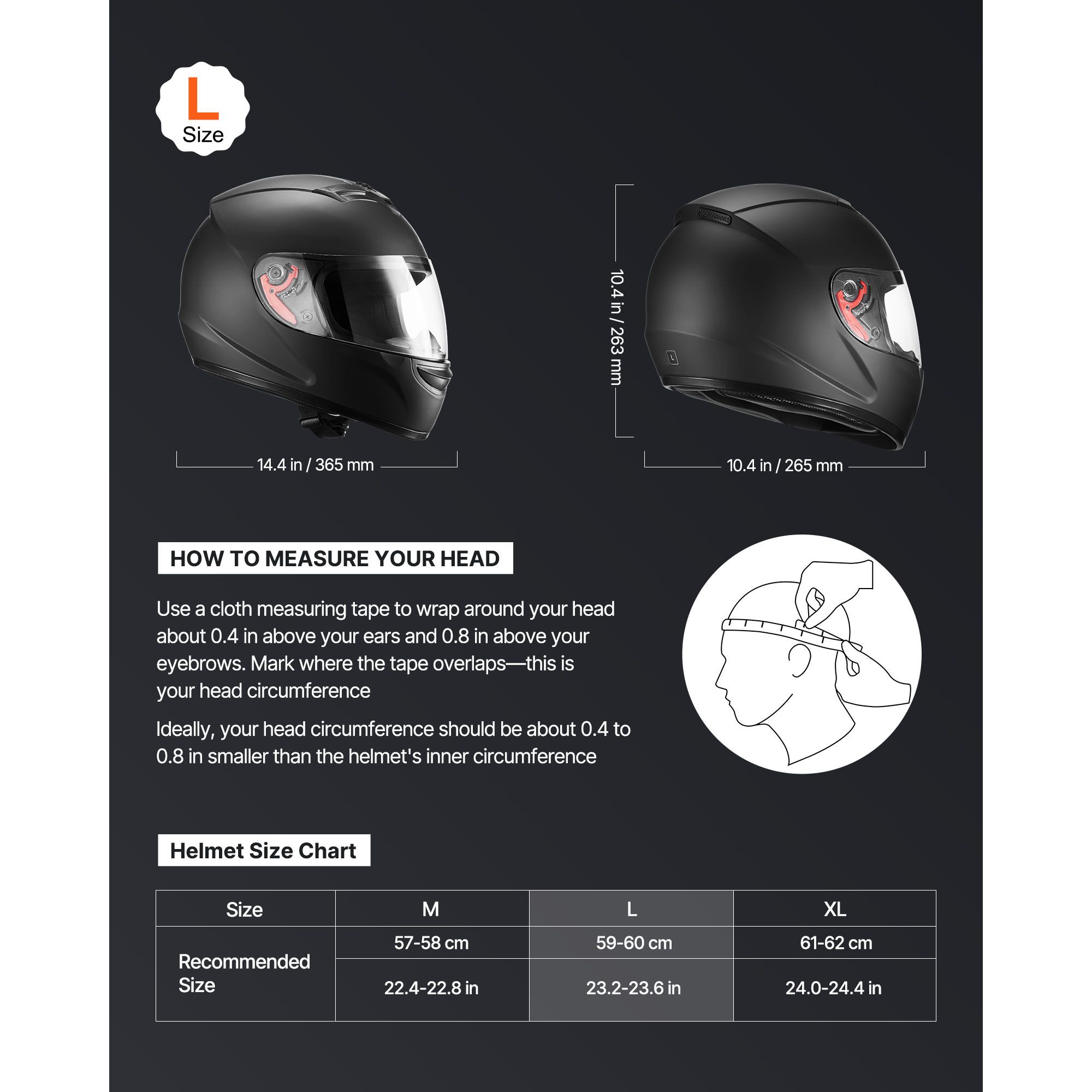 Motorhelm, integraalhelm, volw - Dual Visor Motorcycle Racing Helmet recensie en prijs