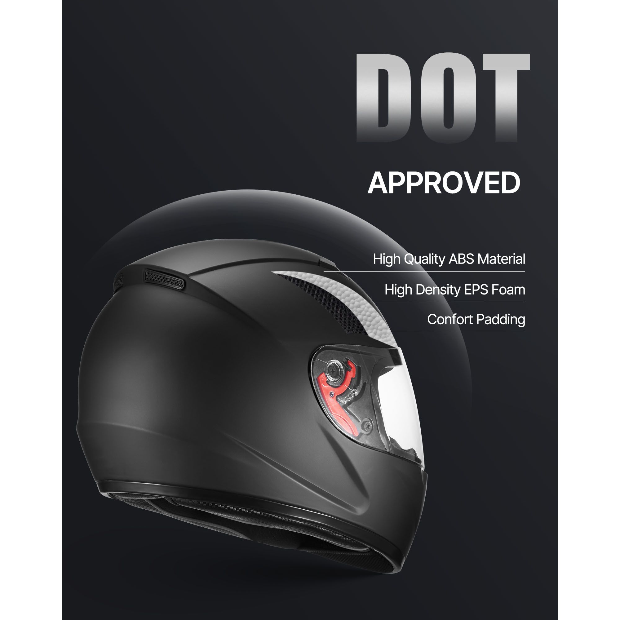 Motorhelm, integraalhelm, volw - Dual Visor Motorcycle Racing Helmet recensie en prijs