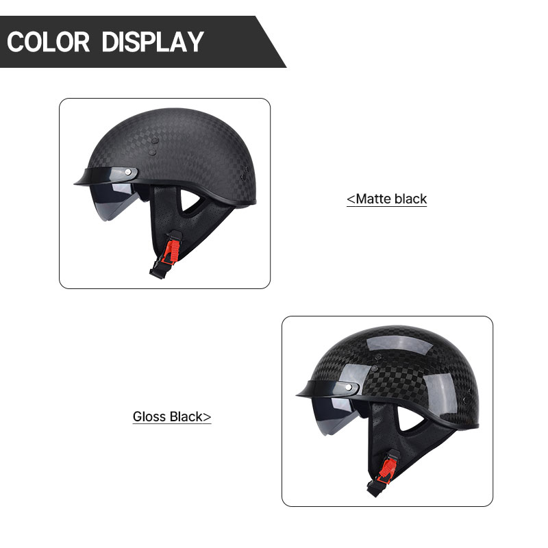 Lichtgewicht 12K glanzend zwar - Carbon Fiber Lightweight Motorcycle Helmet recensie en prijs