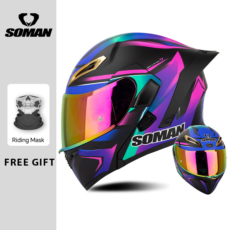 Heren Motorhelm DOT Goedgekeur - Modular Flip Up Motorcycle Helmet Dot Approved recensie en prijs