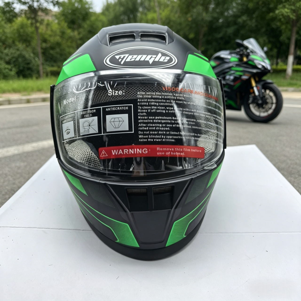 Heren integraalmotorhelm met d - Dual Visor Motorcycle Racing Helmet recensie en prijs