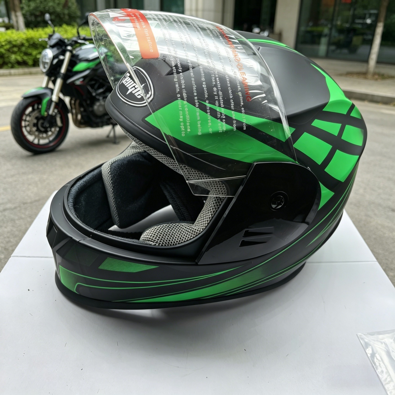 Heren integraalmotorhelm met d - Dual Visor Motorcycle Racing Helmet recensie en prijs