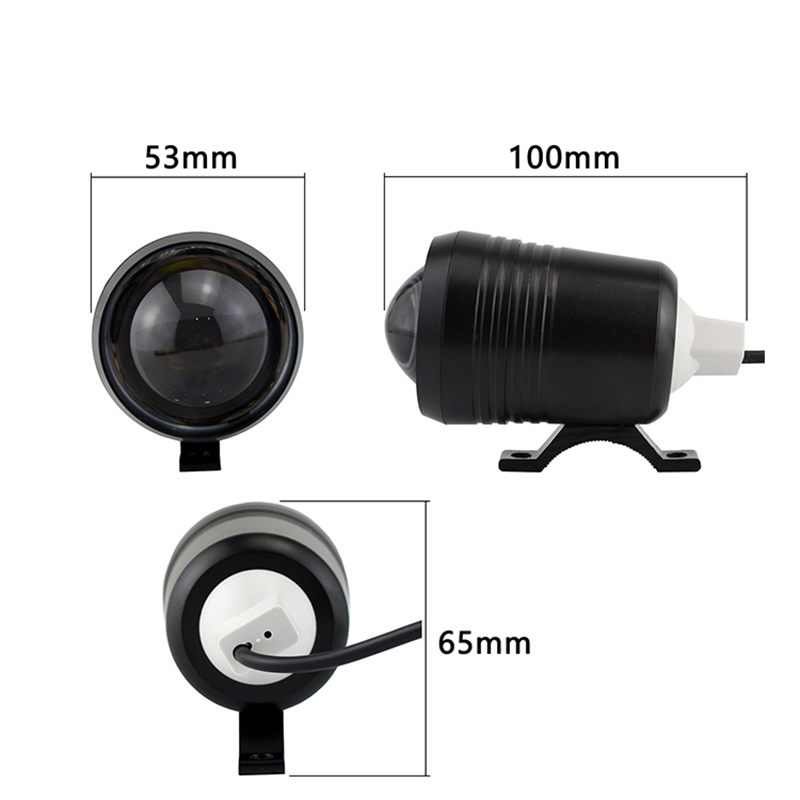Externe motorfiets U2 spotligh - Universal Motorcycle Led Headlight Projector recensie en prijs