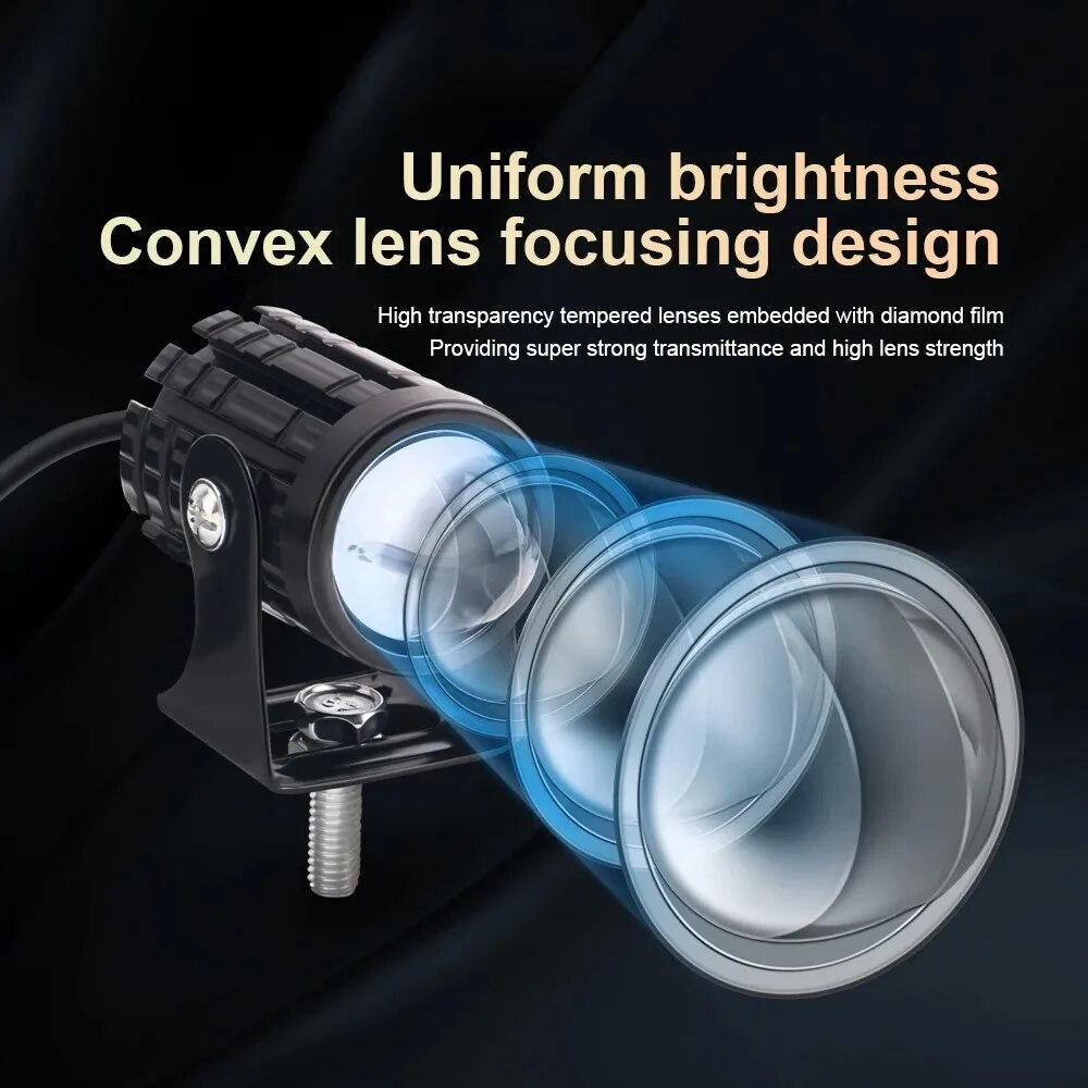 1/2 STUKS Universele Motorfiet - Universal Motorcycle Led Headlight Projector recensie en prijs