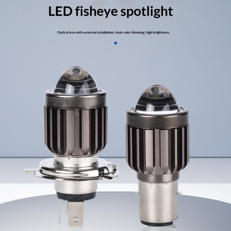NIEUWE 1Pc Universele H4 BA20D - Universal Motorcycle Led Headlight Projector recensie en prijs