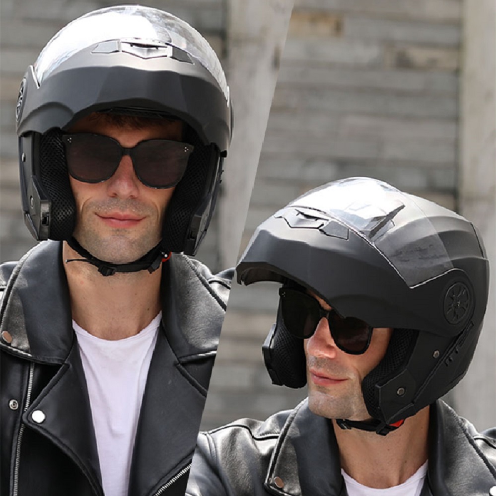 Bluetooth Heren Motorhelmen Vo - Full Face Motorcycle Helmet With Bluetooth recensie en prijs
