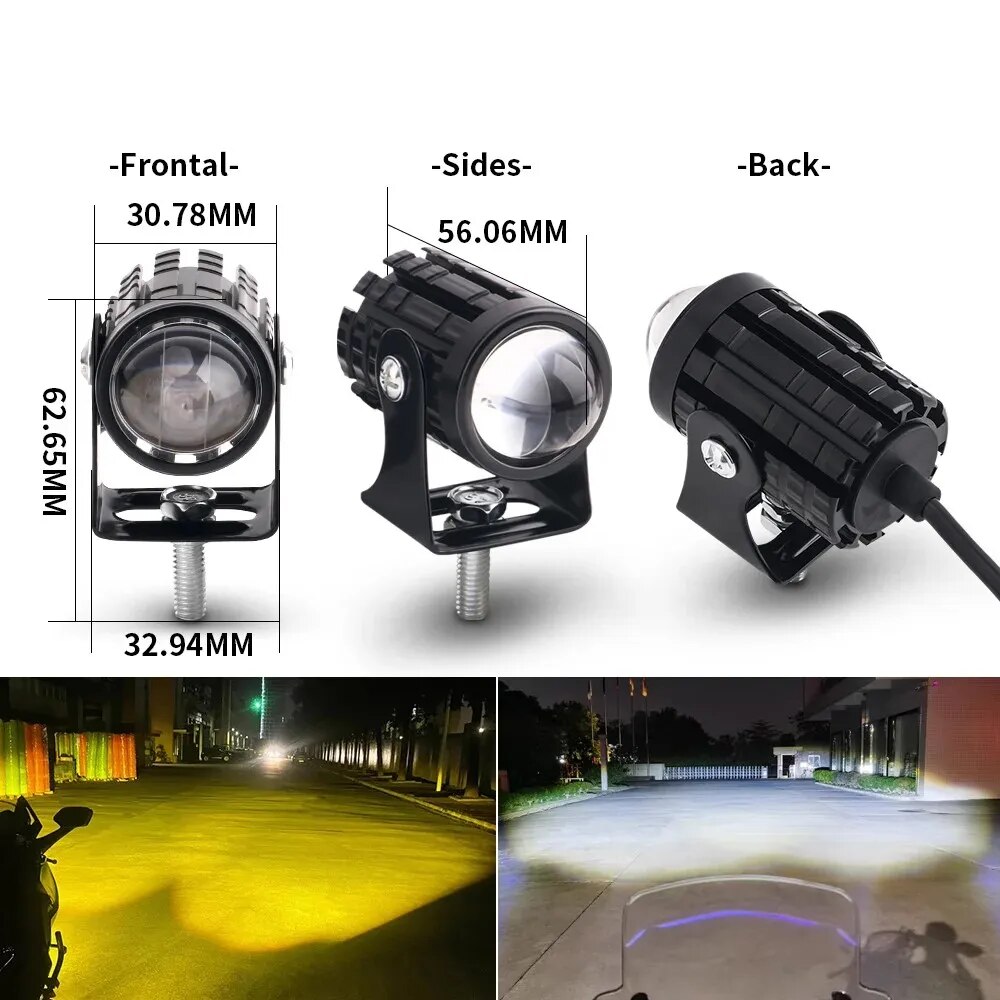 Universele motorfiets LED-kopl - Universal Motorcycle Led Headlight Projector recensie en prijs