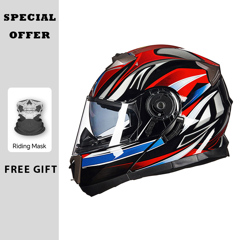 Motorhelmen Modulaire opklapba - Modular Flip Up Motorcycle Helmet Dot Approved recensie en prijs