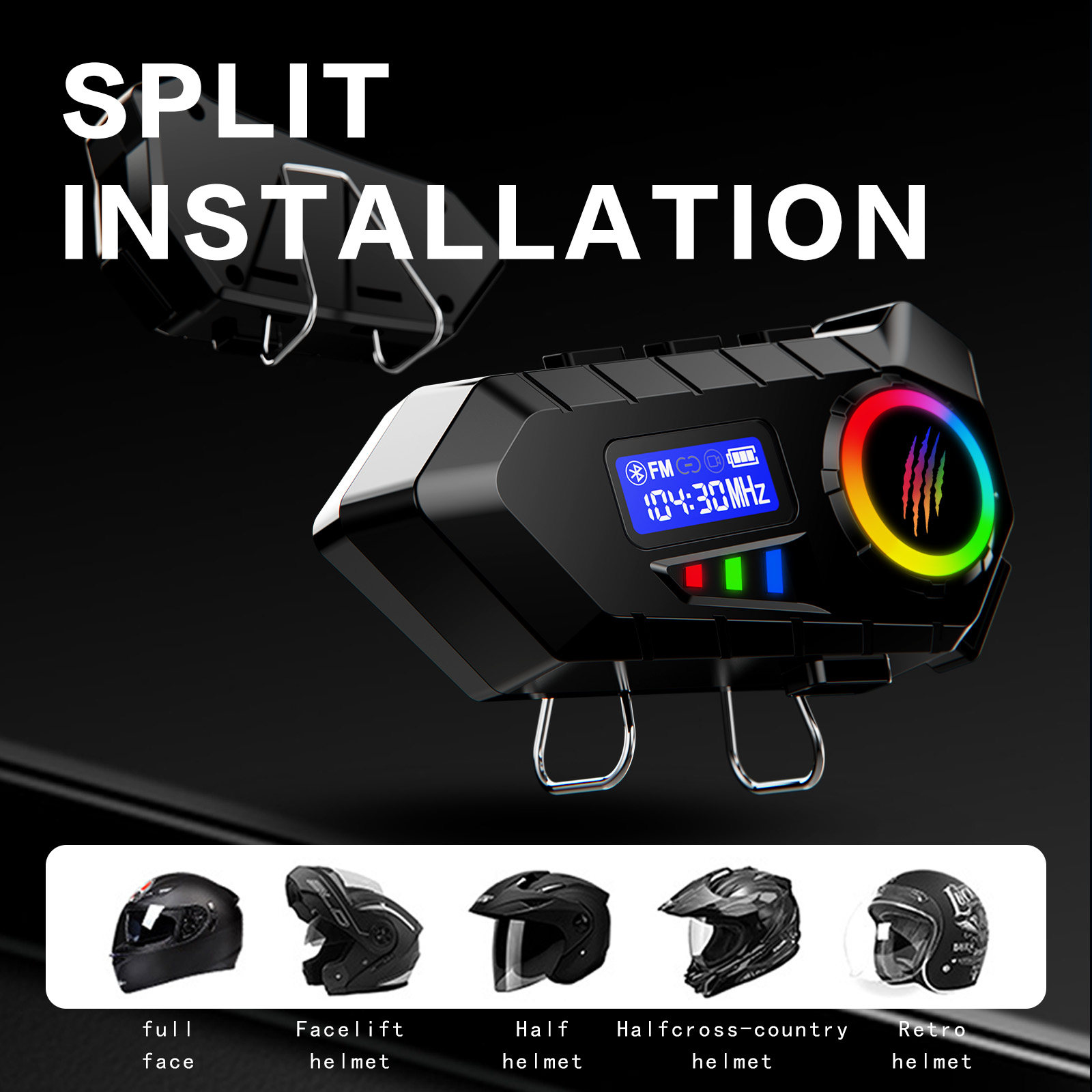 Y30 Motorhelm Headset LCD-sche - Full Face Motorcycle Helmet With Bluetooth recensie en prijs