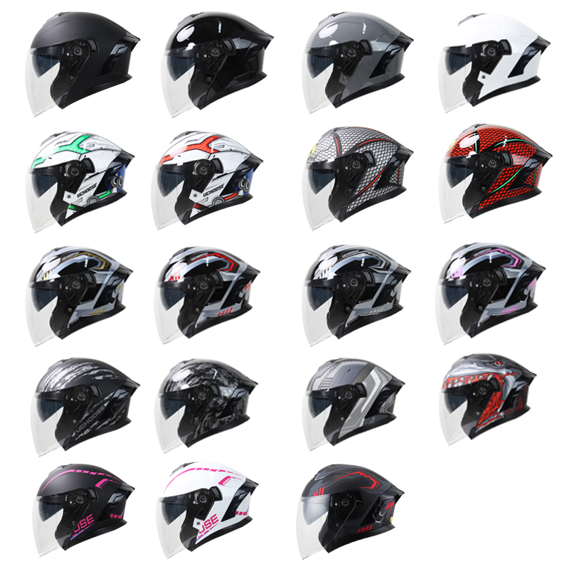 715 motorfiets dubbel vizier o - Dual Visor Motorcycle Racing Helmet recensie en prijs