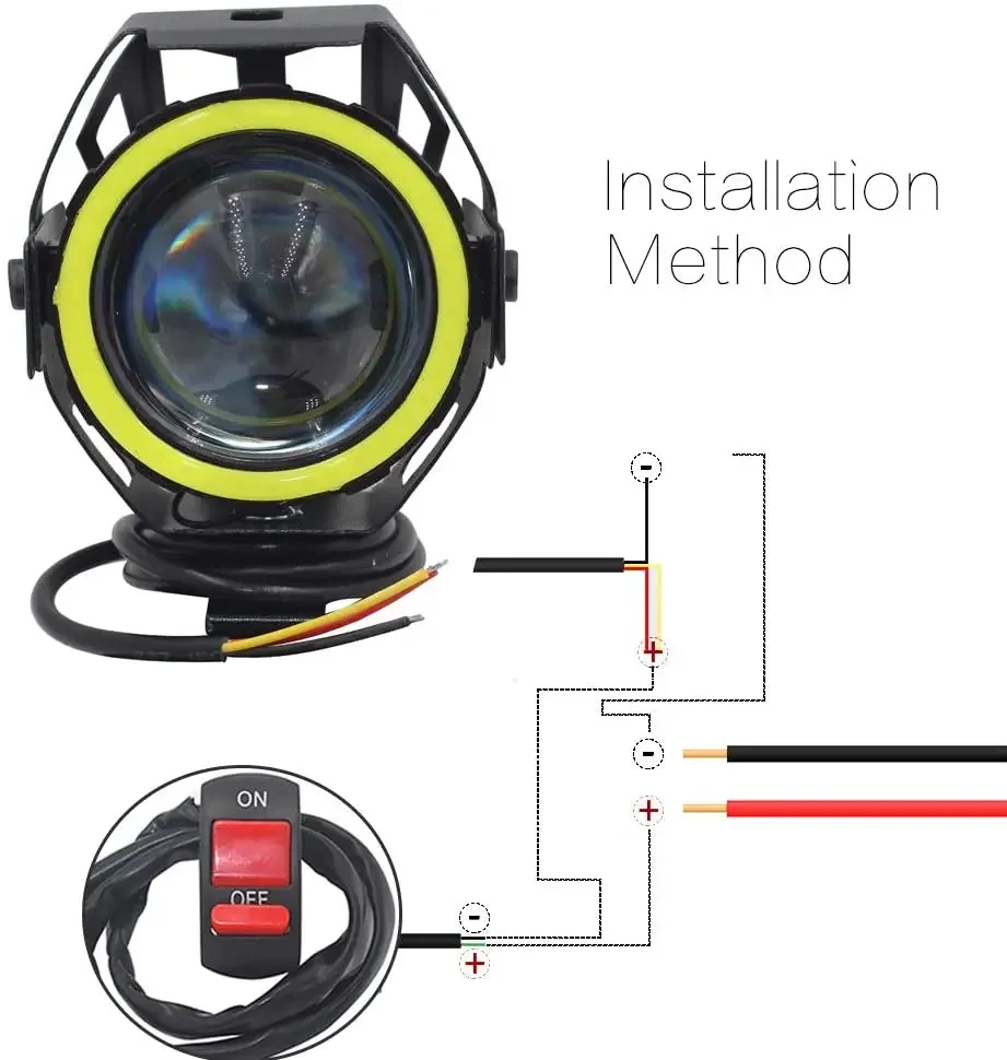 U7 LED Extra Heldere Motorfiet - Universal Motorcycle Led Headlight Projector recensie en prijs