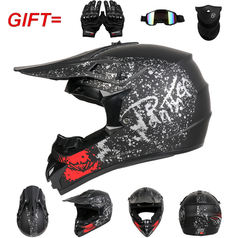 Motorcrosshelm, full-face, lic - Off Road Motocross Helmet Goggles Set recensie en prijs