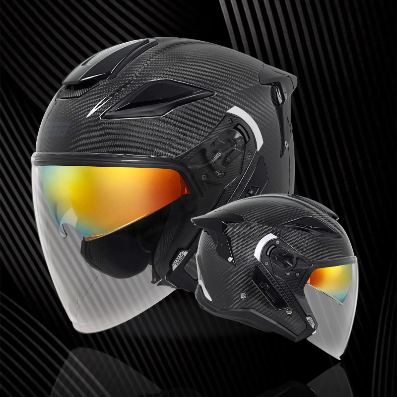GSB Koolstofvezel Motorhelm He - Carbon Fiber Lightweight Motorcycle Helmet recensie en prijs