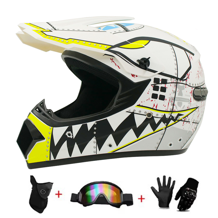 Motocross- en off-road helmset - Off Road Motocross Helmet Goggles Set recensie en prijs