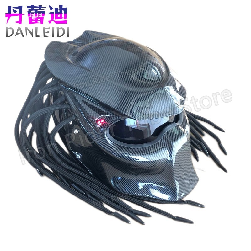 HOT Racing Predator Carbon Fib - Custom Predator Motorcycle Helmet recensie en prijs