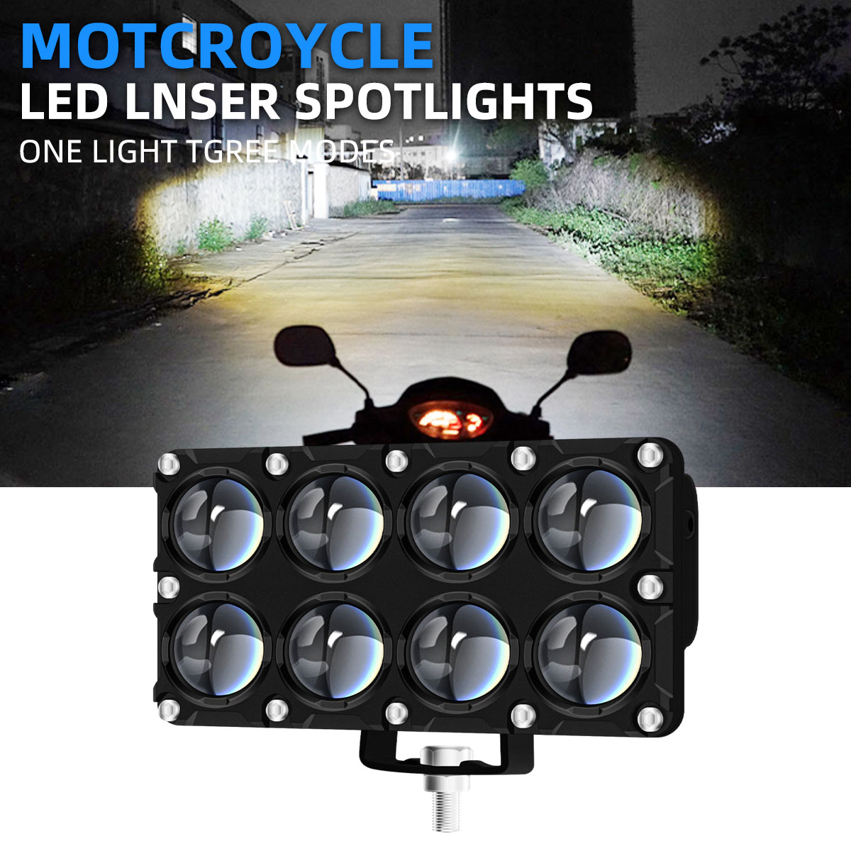 6/8/10 Lens Hulp Motorfiets Sp - Universal Motorcycle Led Headlight Projector recensie en prijs