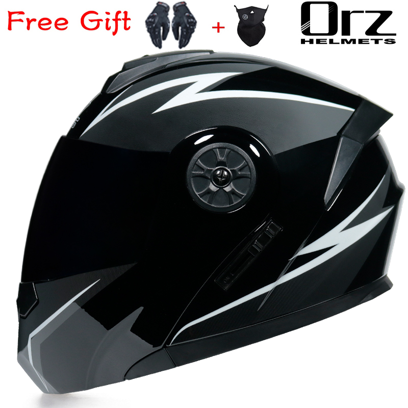 ORZ-161 Nieuwste DOT-goedgekeu - Modular Flip Up Motorcycle Helmet Dot Approved recensie en prijs