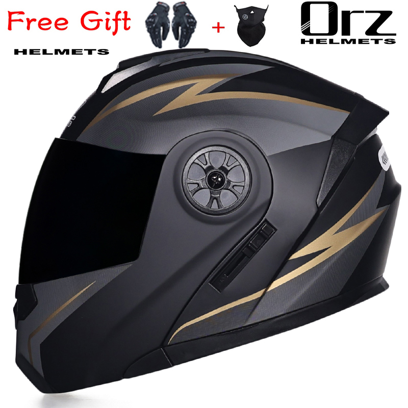 ORZ-161 Nieuwste DOT-goedgekeu - Modular Flip Up Motorcycle Helmet Dot Approved recensie en prijs