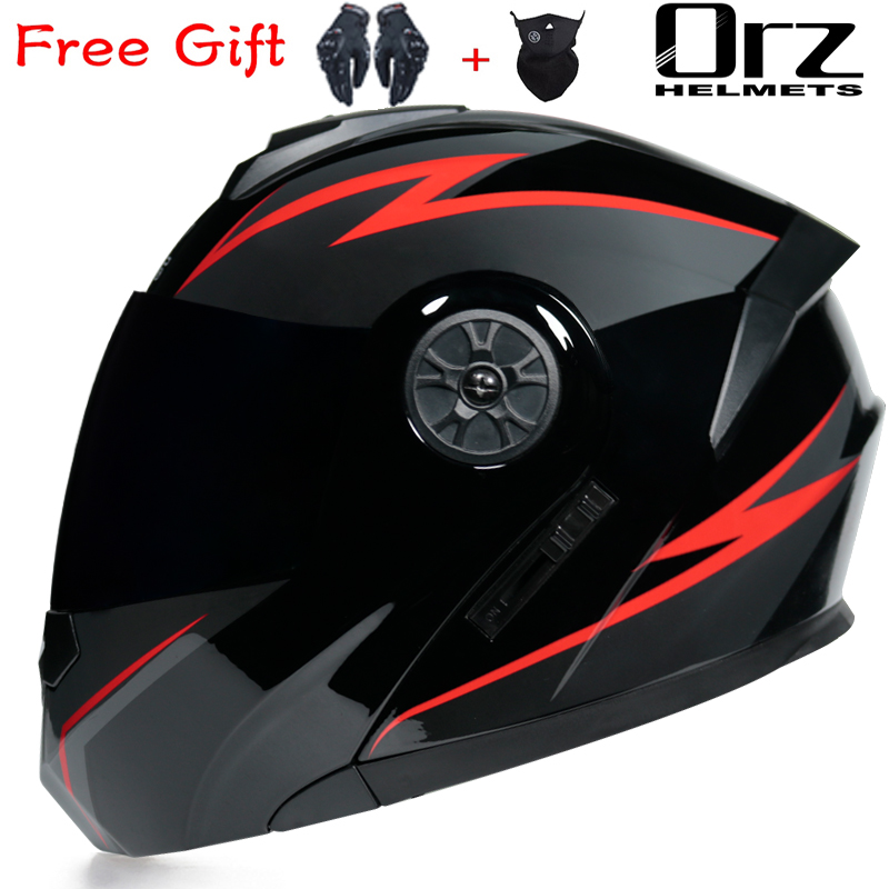 ORZ-161 Nieuwste DOT-goedgekeu - Modular Flip Up Motorcycle Helmet Dot Approved recensie en prijs